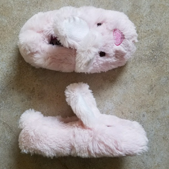 Laura Ashley Other - Laura Ashley Pink Rabbit House Shoes Slippers